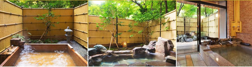 吉祥やまなかの貸切露天風呂